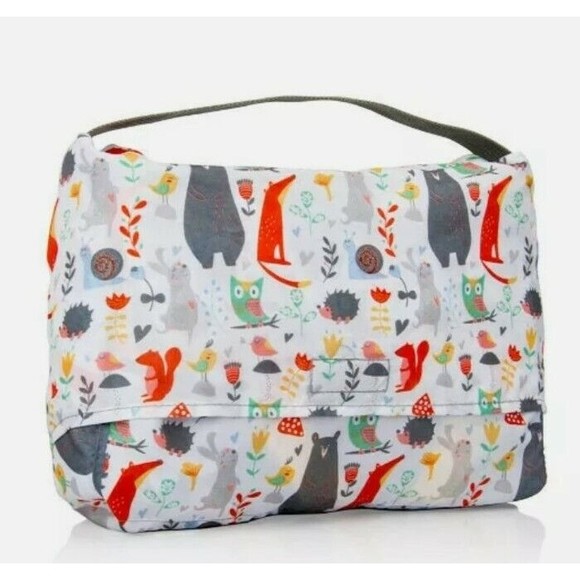 Suessie Baby Shopping Cart Cover and High Chair Cover, Forest Animals, Pockets - Picture 2 of 6